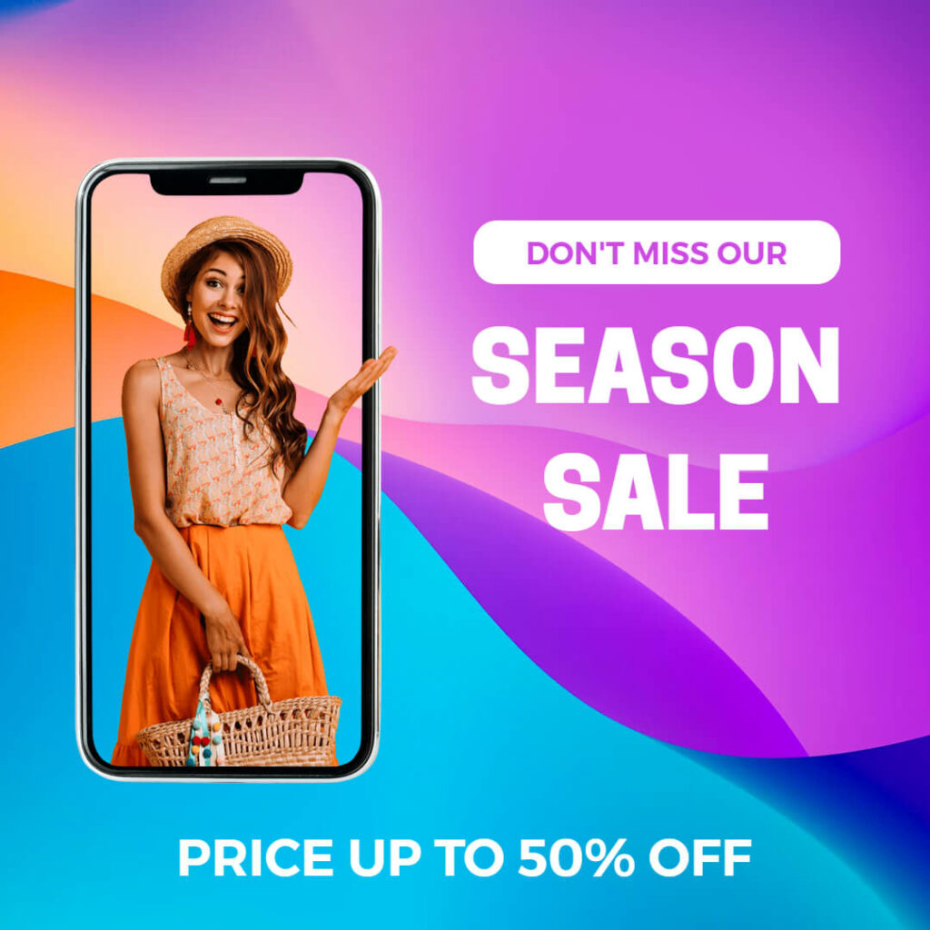 Offer And Season Sales Instagram Post Template