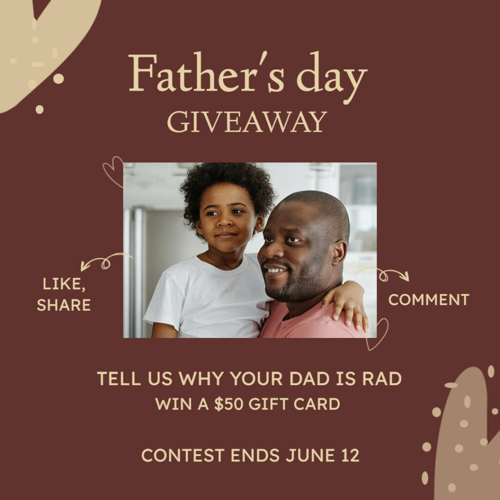 fathers day giveaway Instagram Picture Template