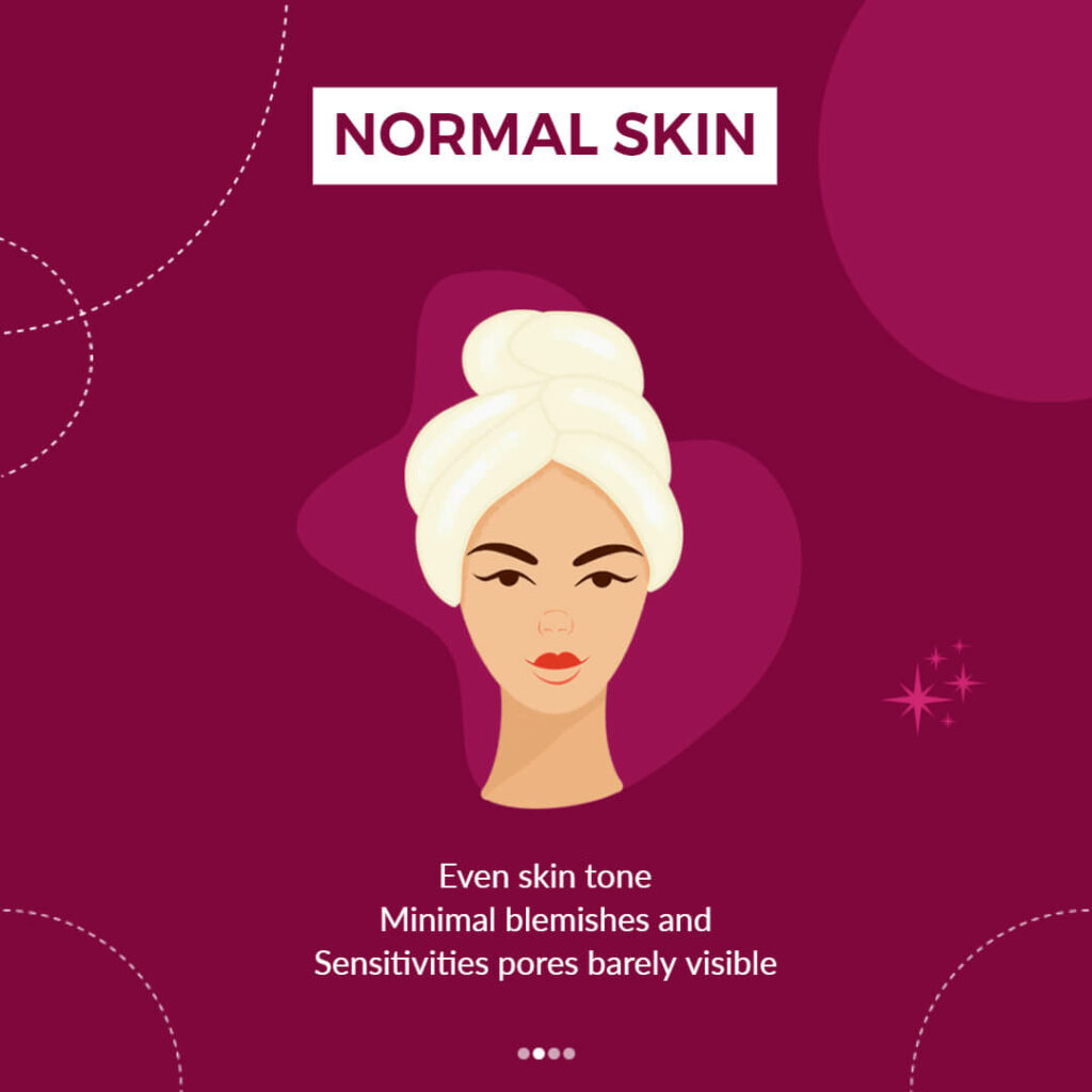 normal skin type guide insta Multipage post Template