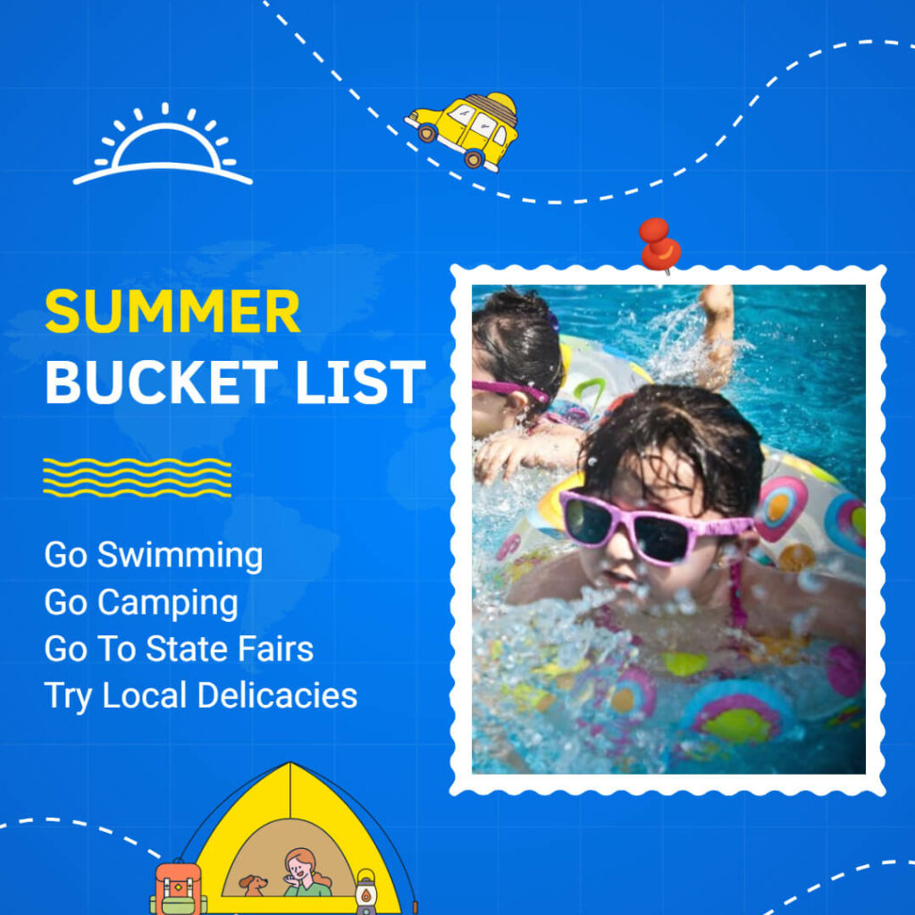 Summer Bucket List Facebook Carousel Post
