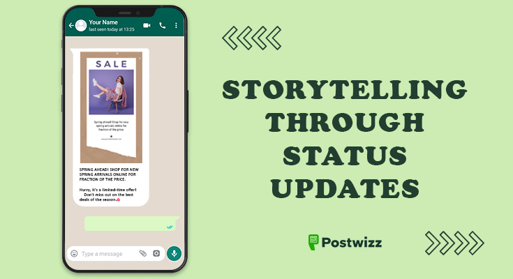Storytelling through WhatsApp Status Updates