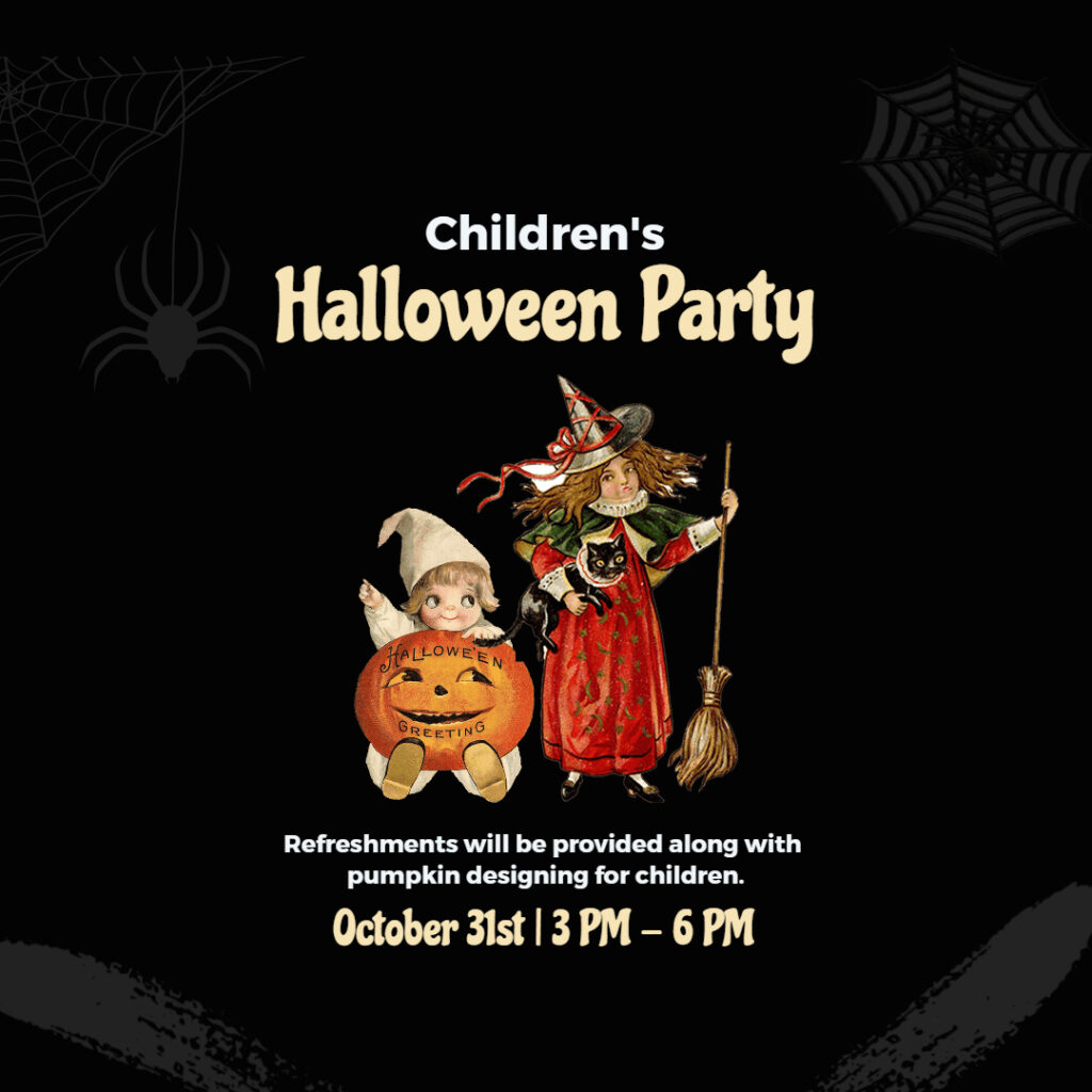 Kids Halloween Party Instagram Post Template