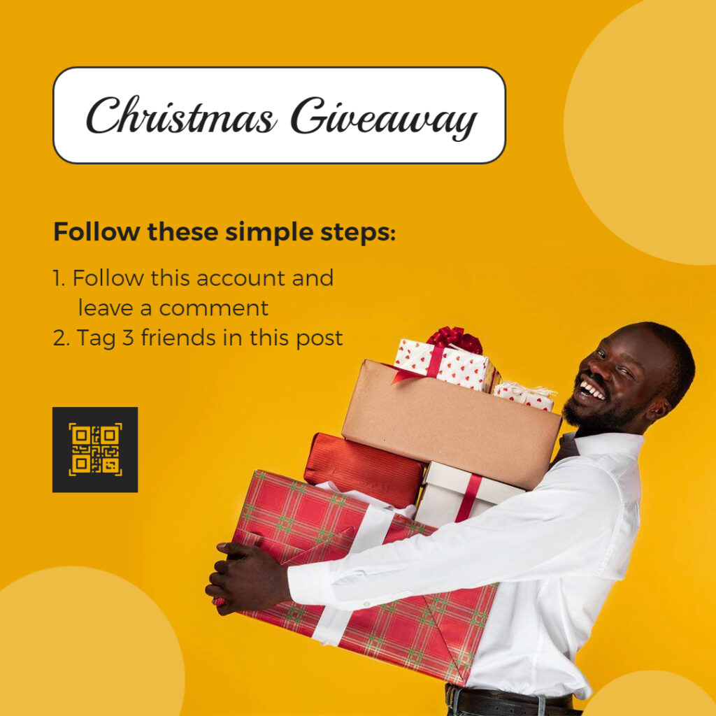 Christmas Giveaway Instagram Template