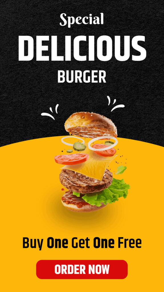 Burger Instagram Story Template