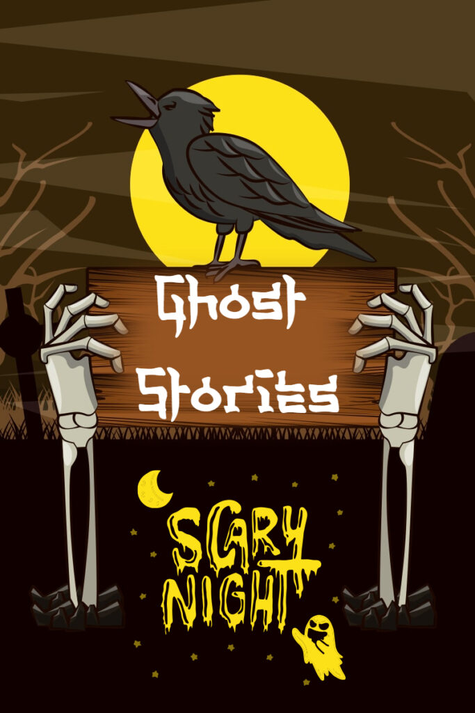 Ghost Story Halloween Social Media Post Template