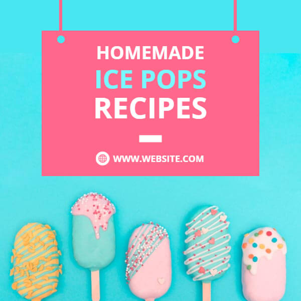 ICE POPS Recipes Pinterest Templates