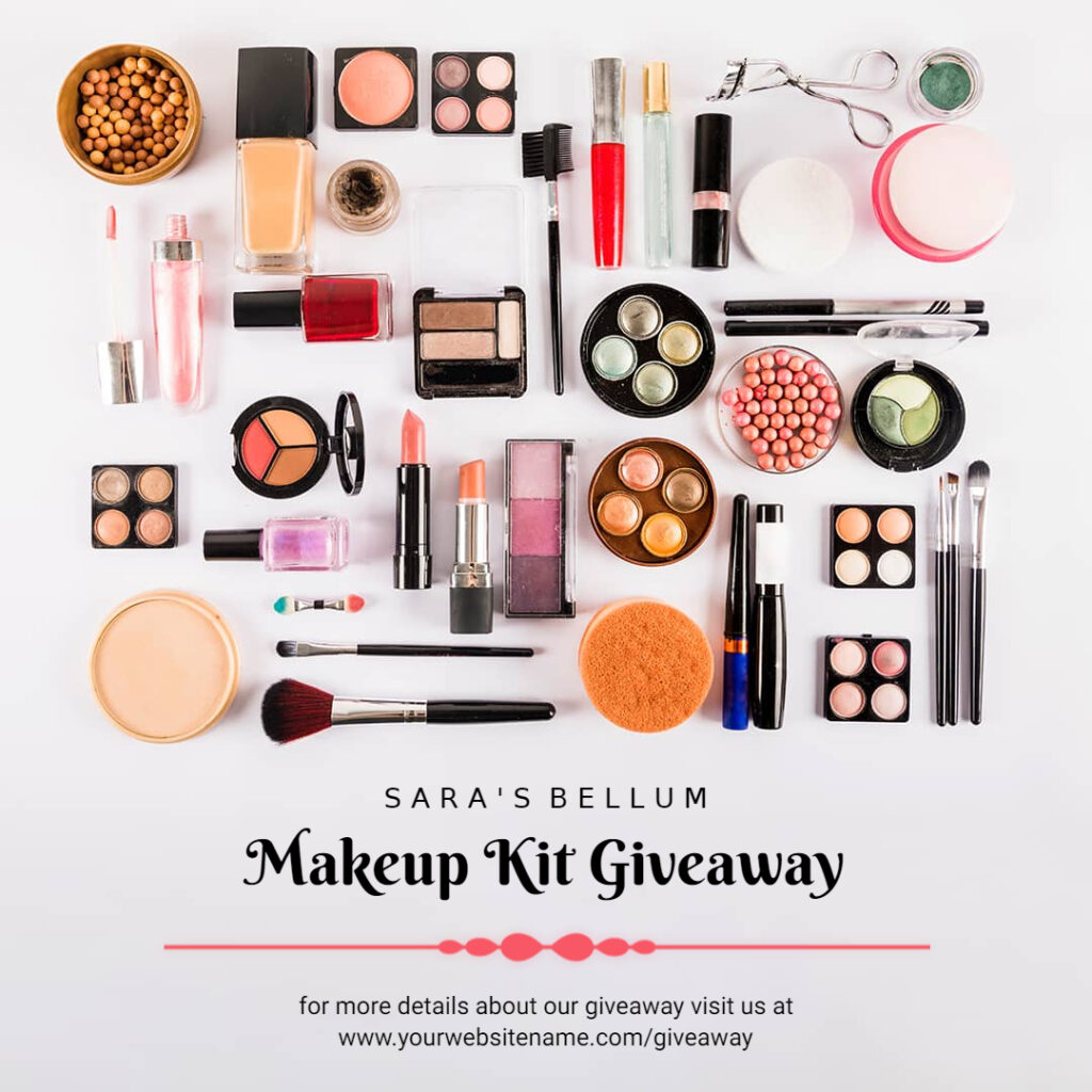 Makeup Instagram Giveaway Template