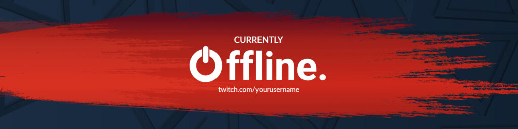 Currently Offline Twitch Banner