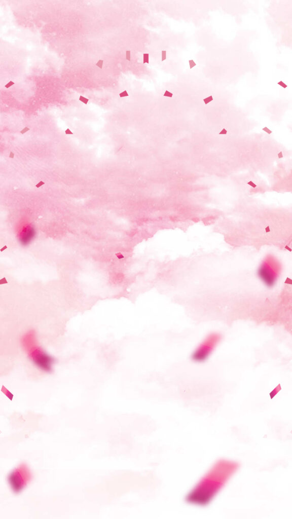 Aesthetic Pink Cloud Instagram Story Background Template