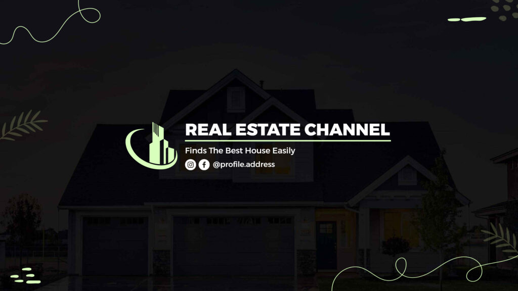 Real Estate YouTube Channel Art Template