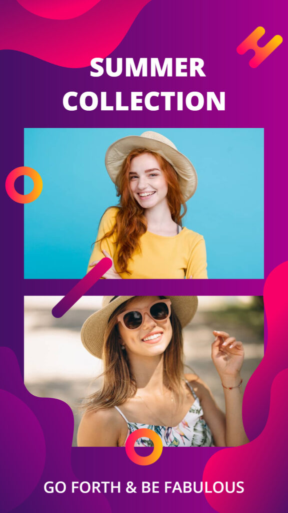 Summer Collection Fashion Instagram Story Template 