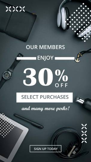 Accessories Discount WhatsApp Social Media Post Template