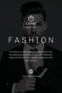 Fashion Pinterest Social Media Post Template