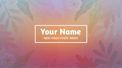 Aesthetic Every Week YouTube Banner Template