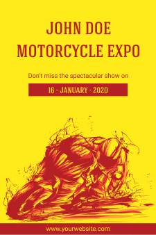 Motorcycle Expo Tumblr Template