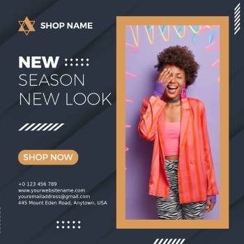 Promotional Instagram Social Media Post Template