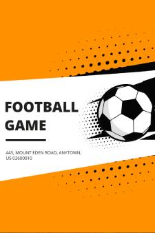 Football Game Tumblr Template
