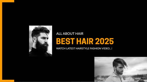 Hair Style and Saloon YouTube Banner Template