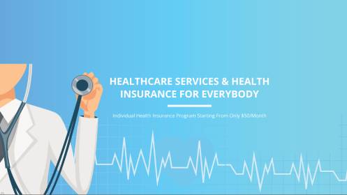 Sky Blue Healthcare Services YouTube Banner Template
