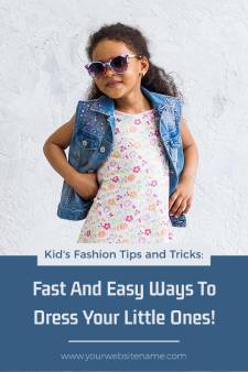 Kids Fashion Tips and Tricks Tumblr Template
