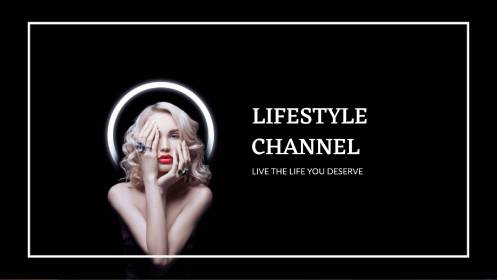 Life Style Channel YouTube Banner Template