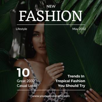 Lifestyle Fashion Instagram Social Media Post Template