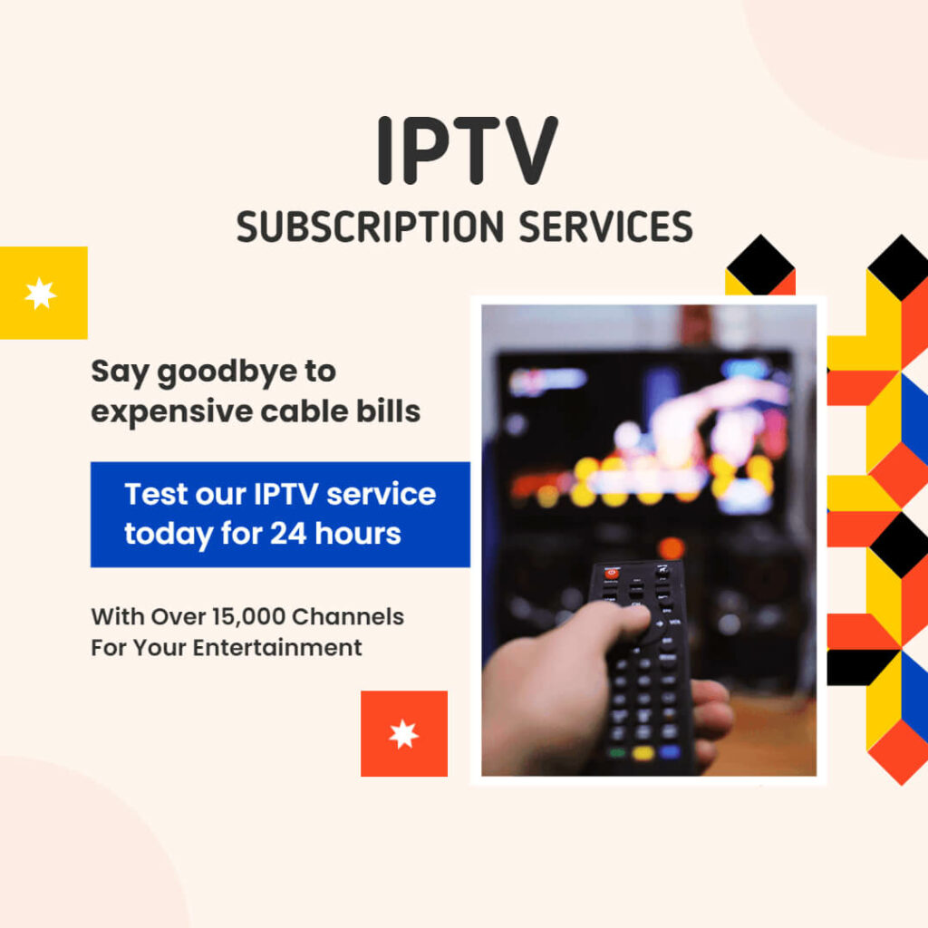 IPTV Instagram Text Post Template