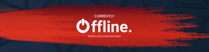 Offline Twitch Social Media Post Template