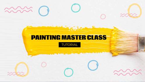Painting Class YouTube Banner Template