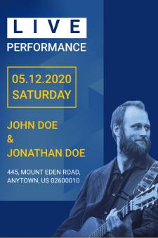 Live Performance Tumblr Template