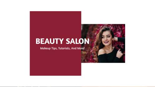 Dark Pink Beauty Salon YouTube Banner Template