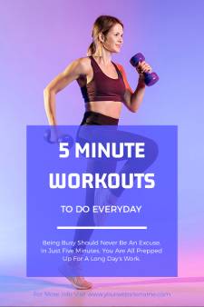 5 Minute Workout Tips Tumblr Template