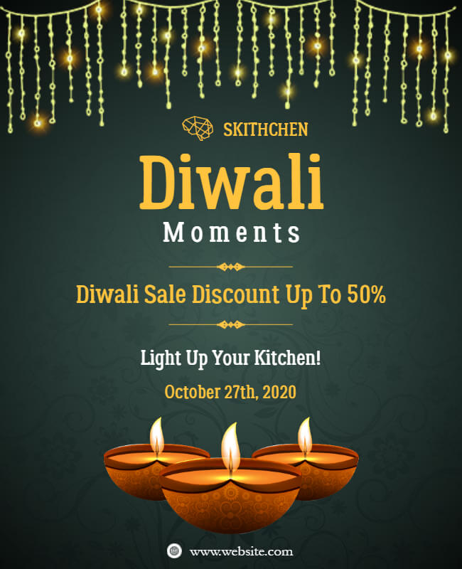 Diwali Moments Invitation Template