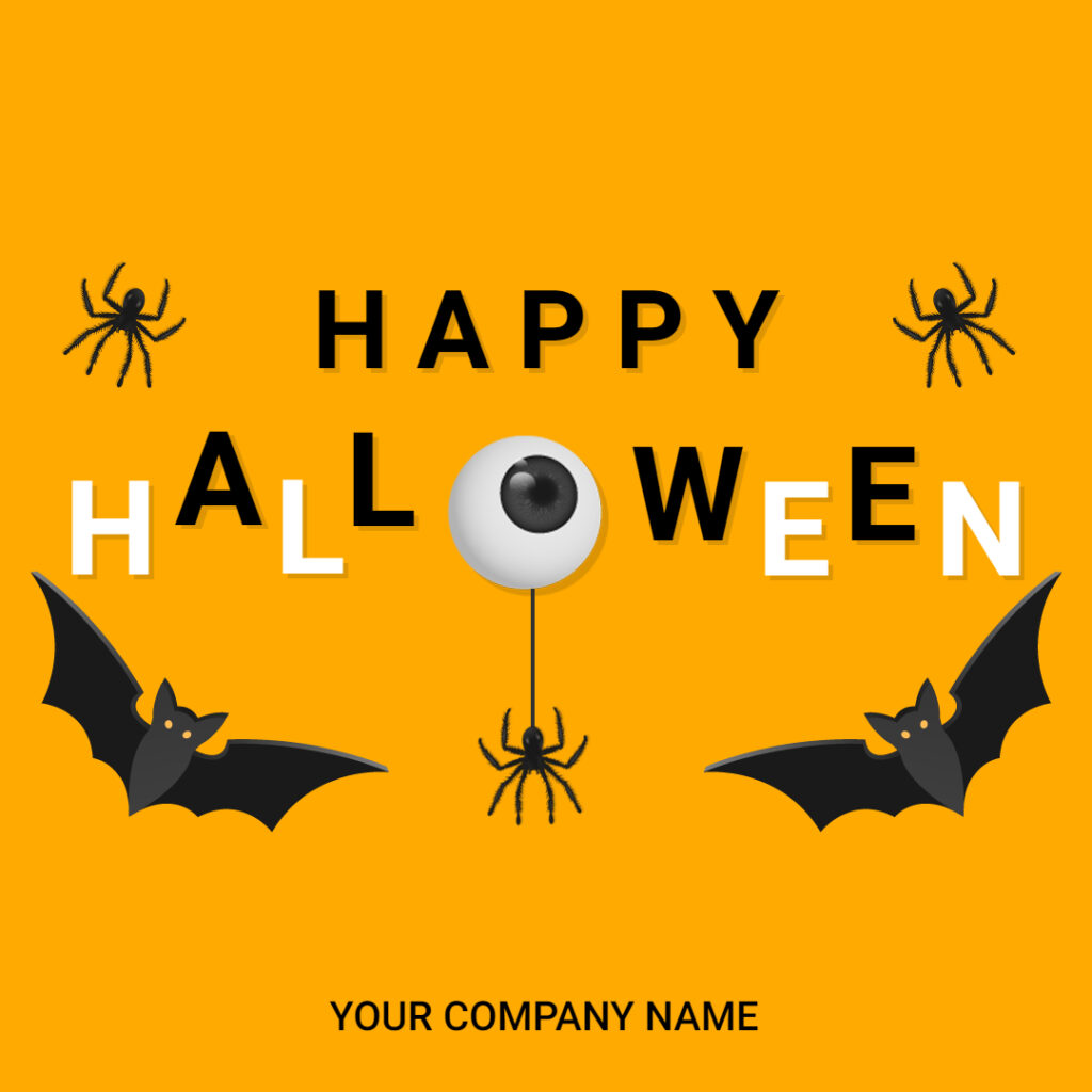Halloween Greetings Template
