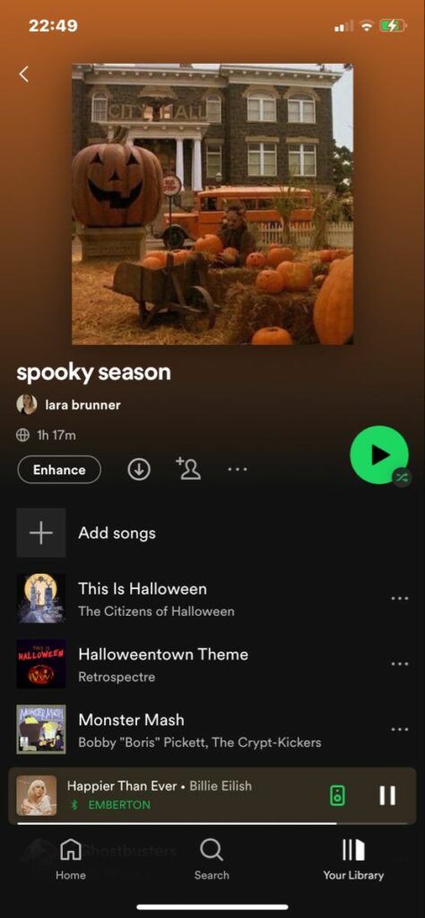 Halloween Monster Mashup Playlists Email Campaign
