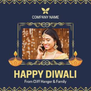 Digital Diwali Greeting Card 