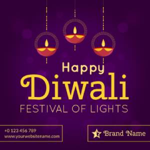 Business Diwali Greeting Card 