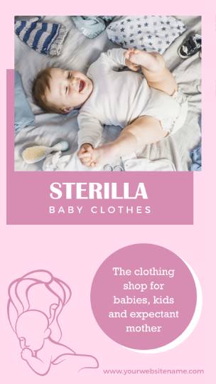 Cute Baby Clothes Whatsapp Status Template