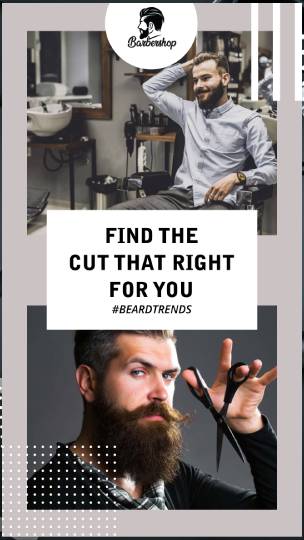 Beard Trends Barbershop Whatsapp Status Template