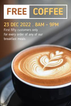 Free Coffee Pinterest Post Templates