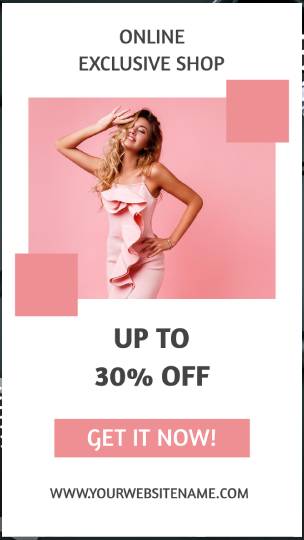 Online Exclusive Shop Whatsapp Status Template