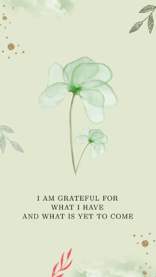 Gratitude Quote Whatsapp Status Template