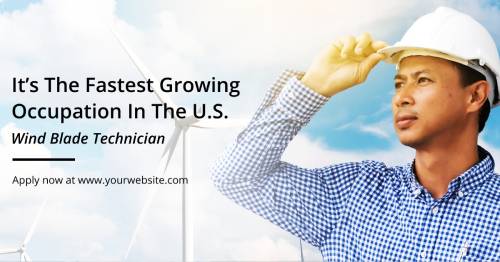 Wind Blade Technician Linkedin Post Template